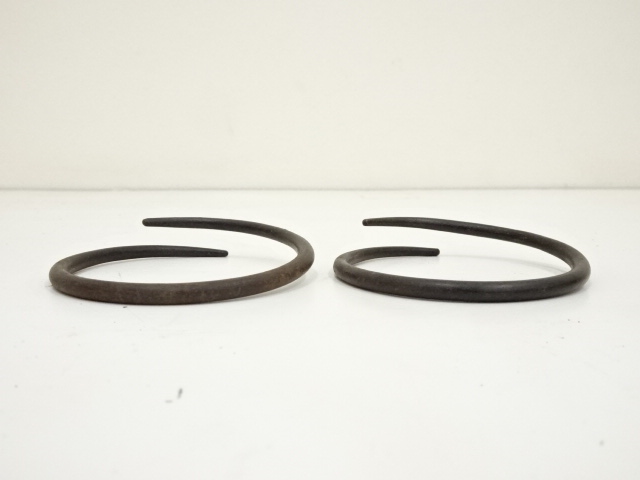  釜師北野宗三郎造　撫肩釜（共箱）